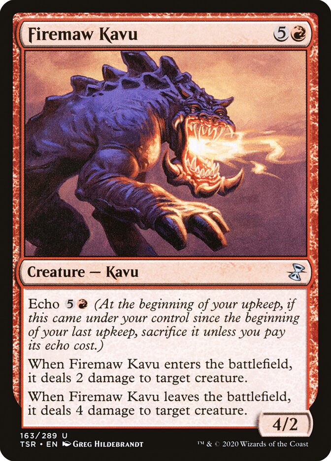 Firemaw Kavu - [Foil] Time Spiral Remastered (TSR)