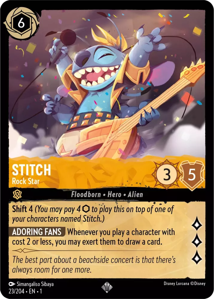 Stitch - Rock Star - [Foil] The First Chapter (1)