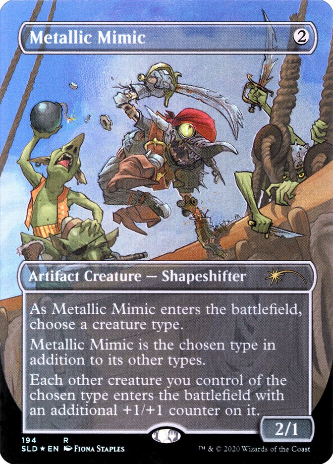 Metallic Mimic (194) - [Foil, Borderless] Secret Lair Drop (SLD)