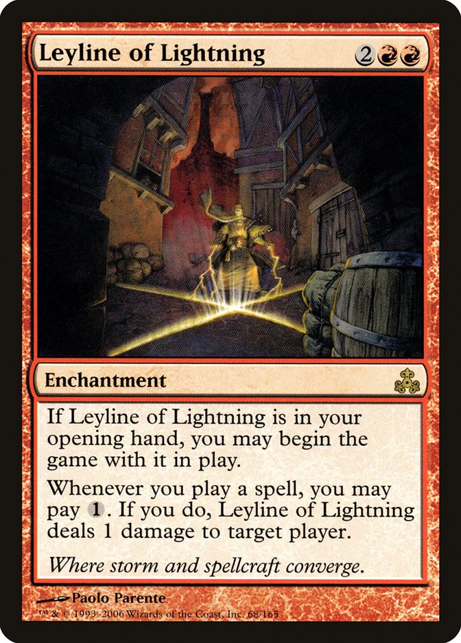 Leyline of Lightning - [Foil] Guildpact (GPT)