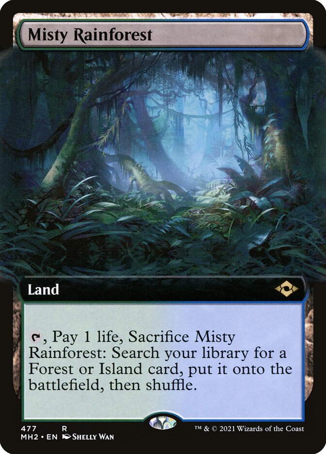 Misty Rainforest - [Foil, Extended Art] Modern Horizons 2 (MH2)