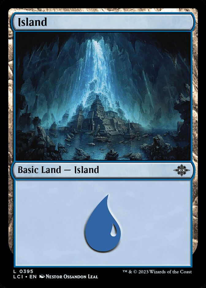 Island (395) - [Foil] The Lost Caverns of Ixalan (LCI)