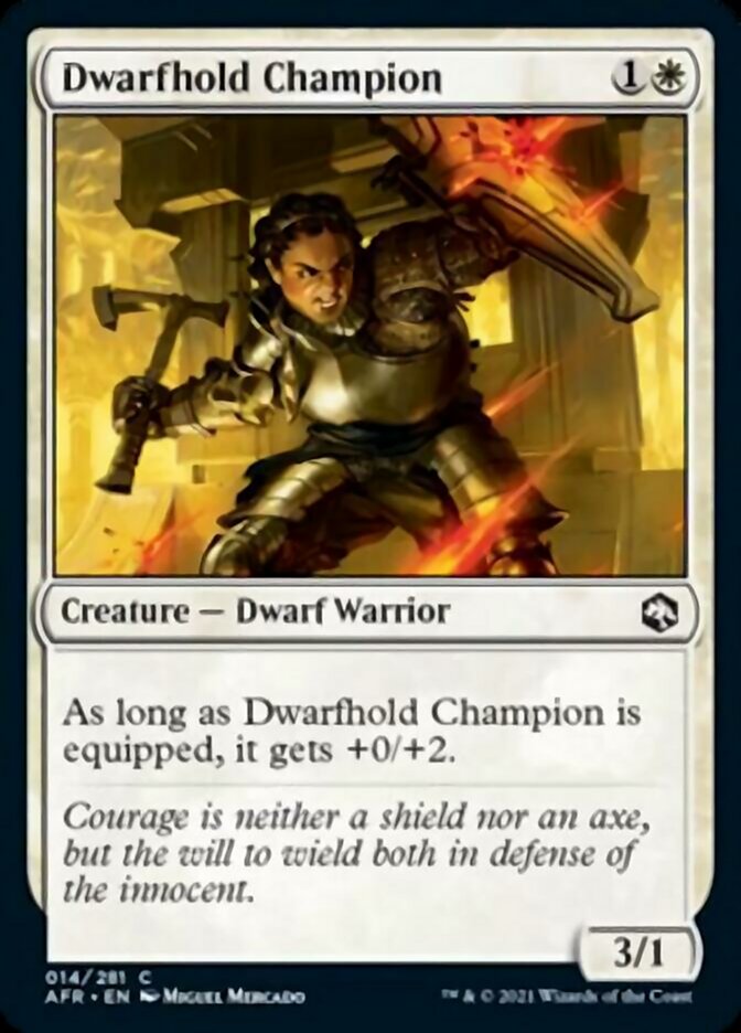 Dwarfhold Champion - [Foil] Adventures in the Forgotten Realms (AFR)