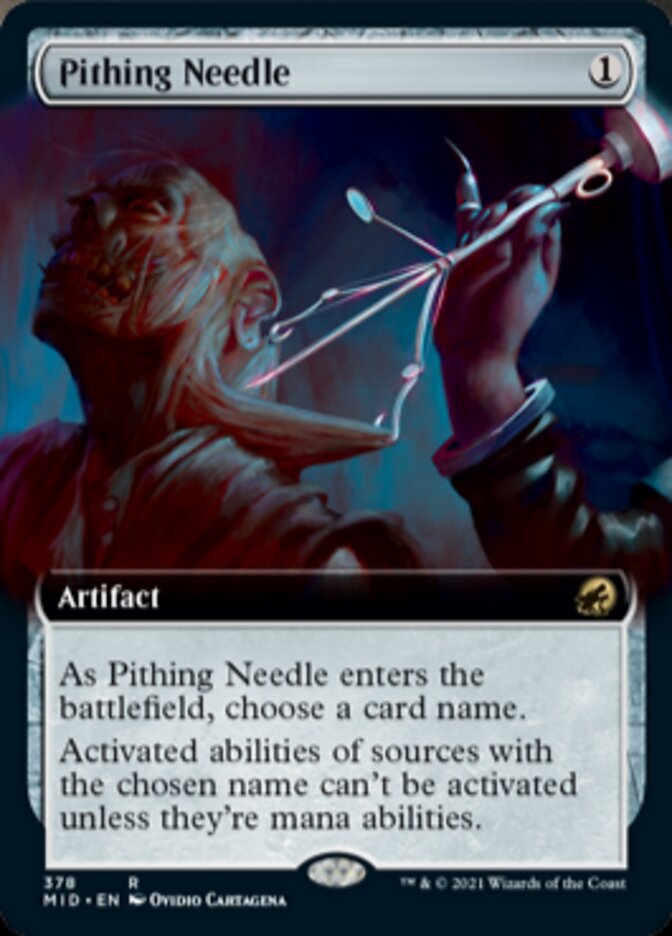 Pithing Needle - [Extended Art] Innistrad: Midnight Hunt (MID)