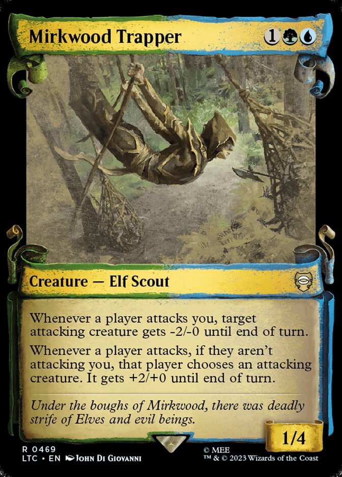 Mirkwood Trapper - [Foil, Showcase Scroll] Tales of Middle-earth Commander (LTC)