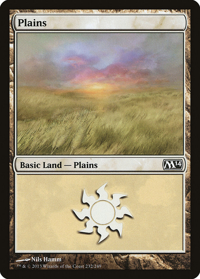 Plains (232) - [Foil] Magic 2014 (M14)