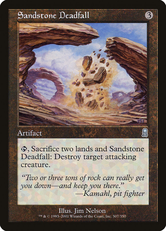 Sandstone Deadfall - [Foil, Retro Frame] Odyssey (ODY)