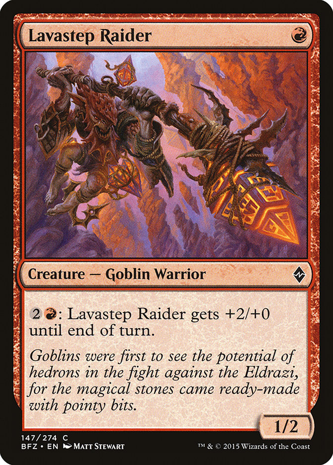 Lavastep Raider - Battle for Zendikar (BFZ)