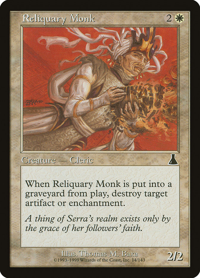Reliquary Monk - Urza's Destiny (UDS)