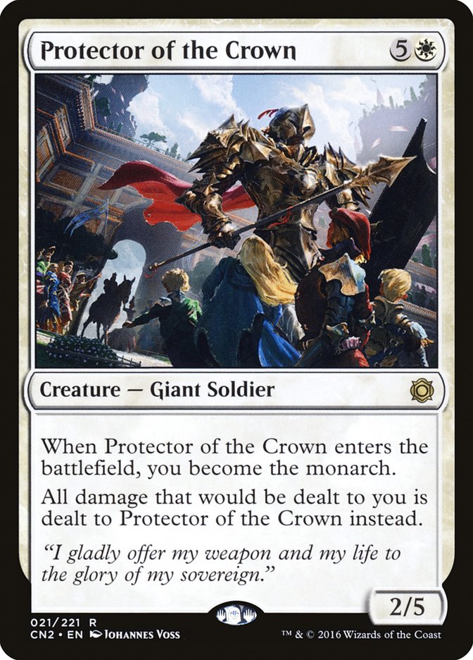 Protector of the Crown - [Foil] Conspiracy: Take the Crown (CN2)