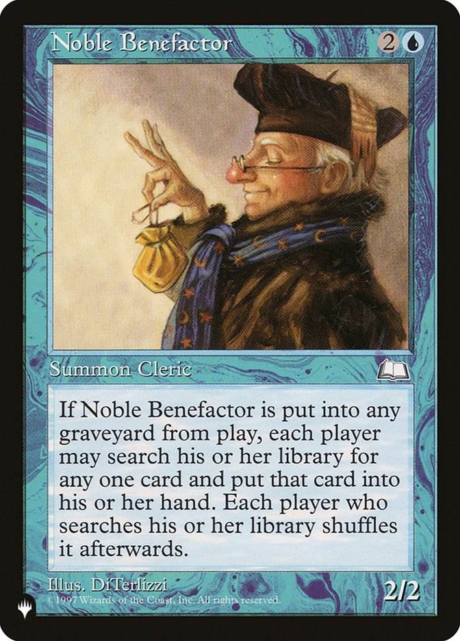 Noble Benefactor - [Retro Frame] The List (PLIST)