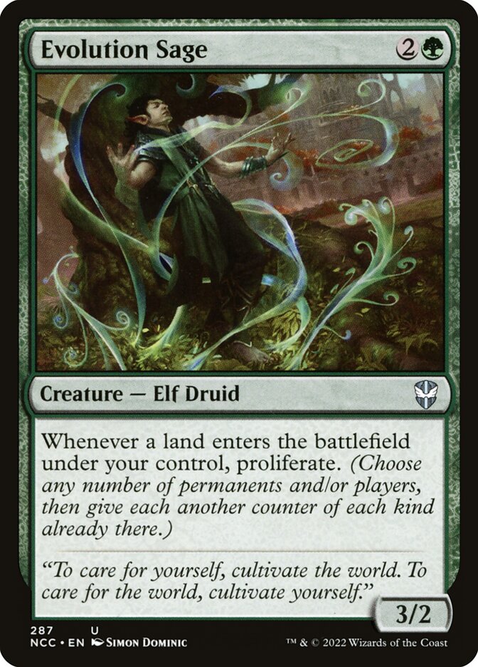 Evolution Sage - [Foil] New Capenna Commander (NCC)