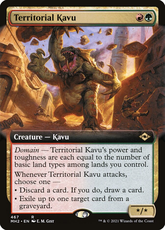 Territorial Kavu - [Foil, Extended Art] Modern Horizons 2 (MH2)