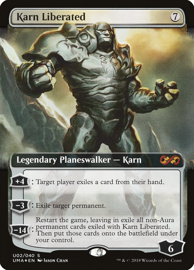 Karn Liberated - [Foil, Promo] Ultimate Box Topper (PUMA)