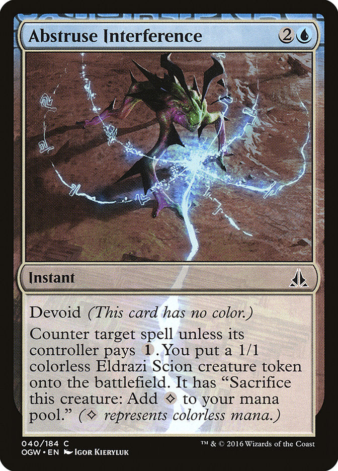 Abstruse Interference - [Foil] Oath of the Gatewatch (OGW)