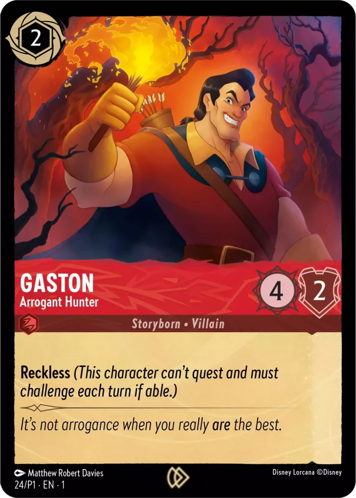 Gaston - Arrogant Hunter - [Foil, Promo] Promo (P1)