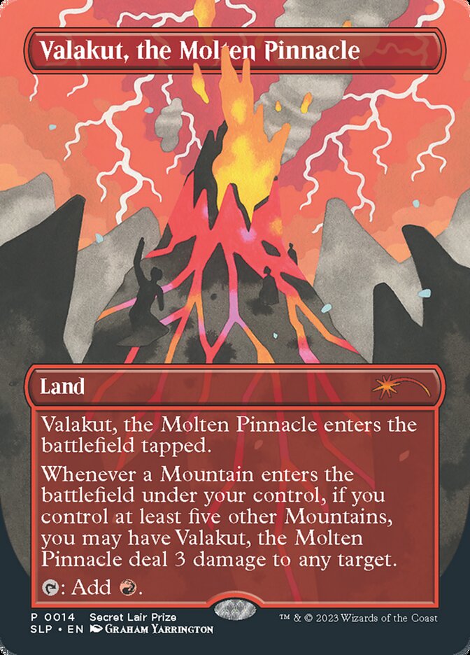 Valakut, the Molten Pinnacle - [Foil, Promo] Secret Lair Showdown (SLP)