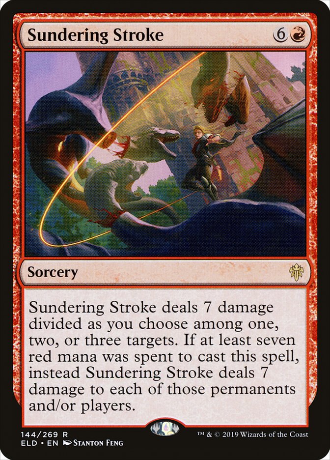 Sundering Stroke - [Foil] Throne of Eldraine (ELD)