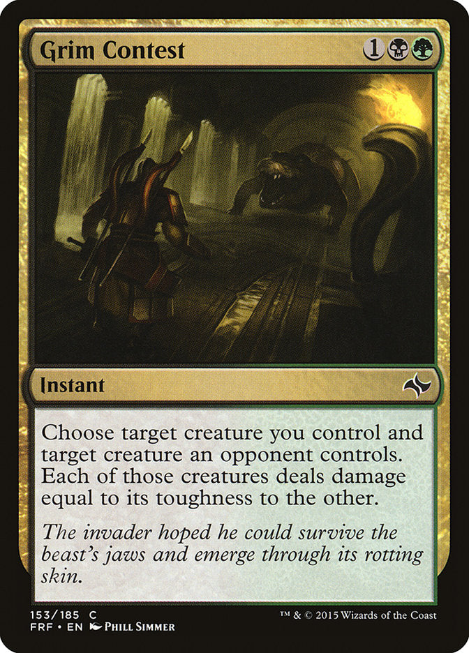 Grim Contest - [Foil] Fate Reforged (FRF)