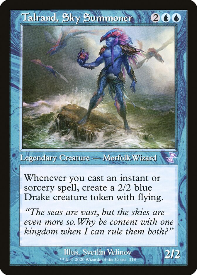 Talrand, Sky Summoner - [Foil, Retro Frame] Time Spiral Remastered (TSR)