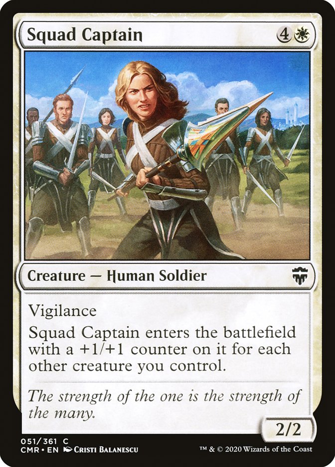 Squad Captain - [Foil] Commander Legends (CMR)