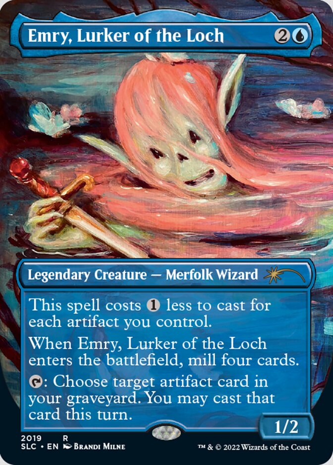 Emry, Lurker of the Loch - [Foil, Borderless] Secret Lair 30th Anniversary Countdown Kit (SLC)