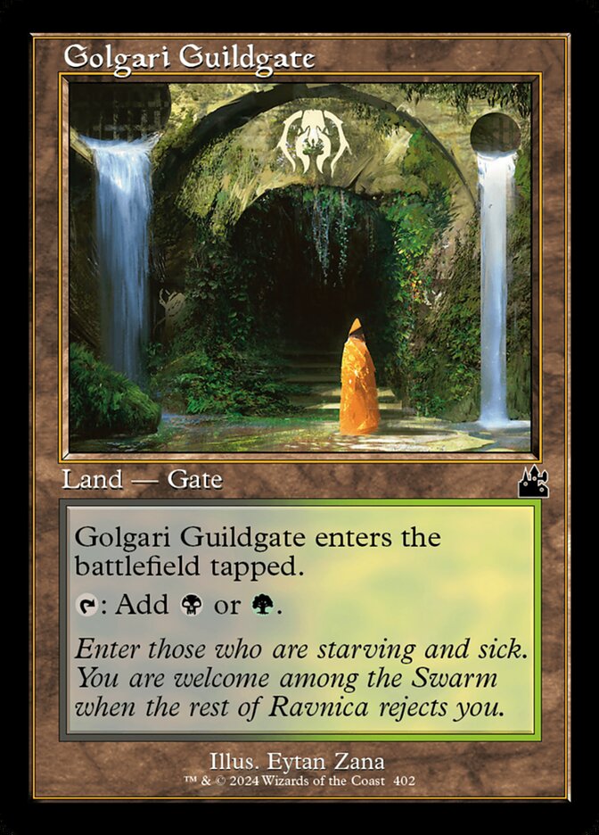 Golgari Guildgate - [Foil, Retro Frame] Ravnica Remastered (RVR)