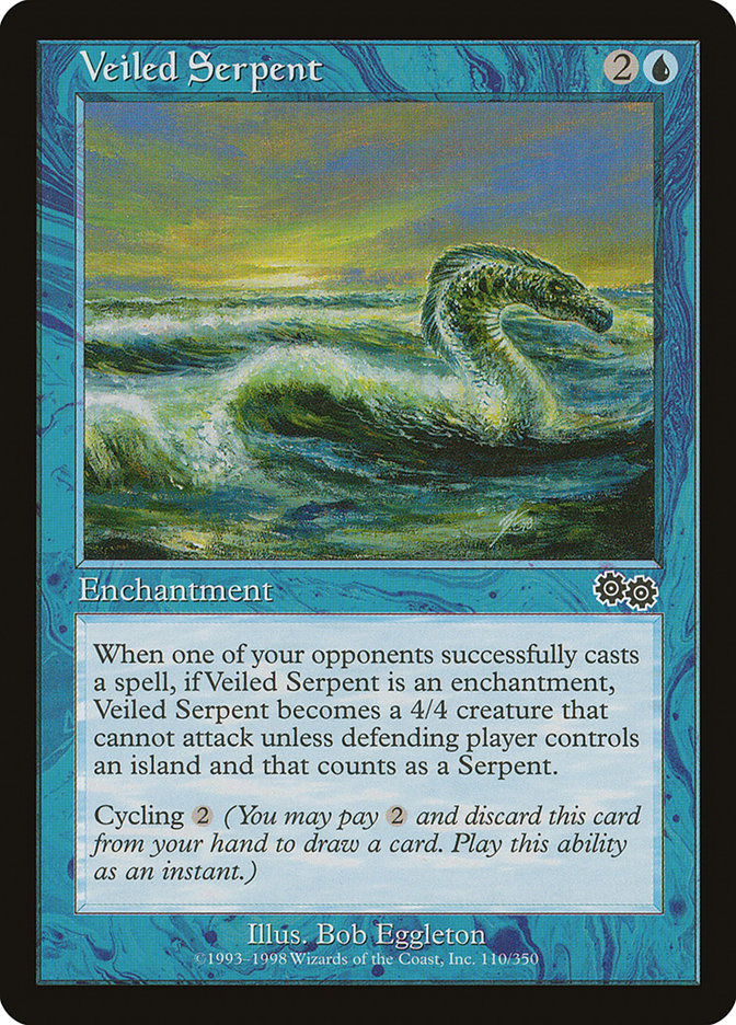 Veiled Serpent - [Retro Frame] Urza's Saga (USG)