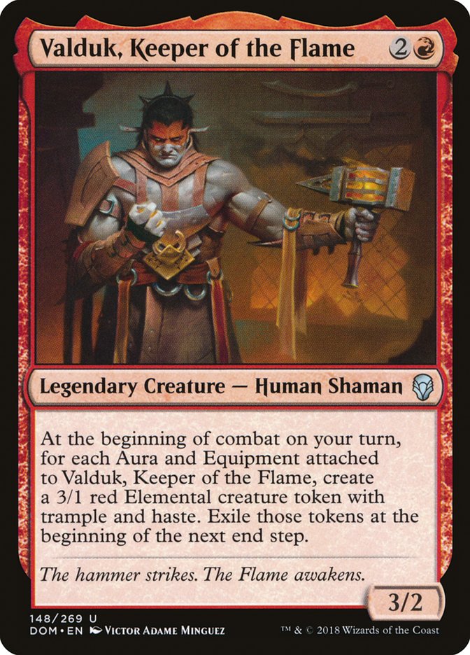Valduk, Keeper of the Flame - [Foil] Dominaria (DOM)