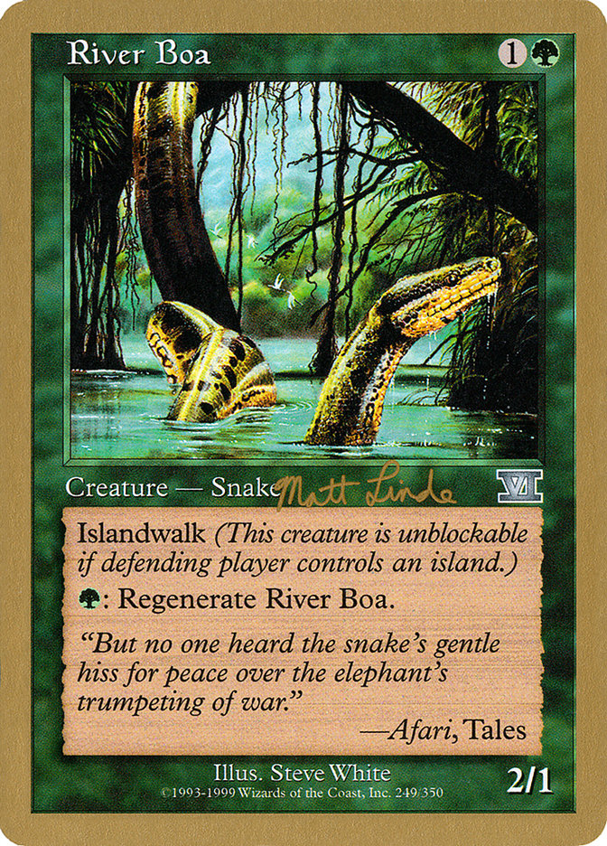 River Boa - [Retro Frame] World Championship Decks 1999 (WC99)