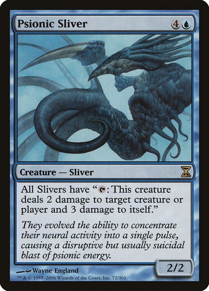 Psionic Sliver - [Foil] Time Spiral (TSP)