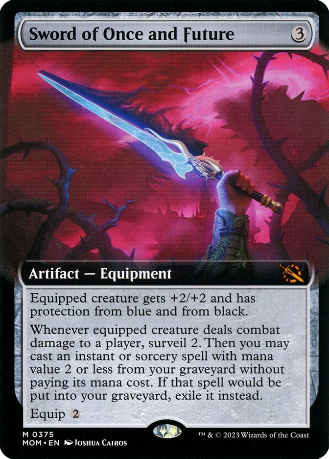Sword of Once and Future - [Foil, Extended Art] March of the Machine (MOM)