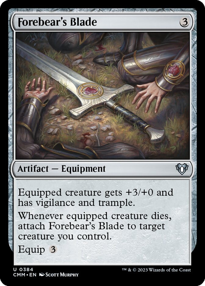 Forebear's Blade - [Foil] Commander Masters (CMM)