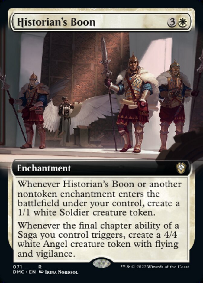 Historian's Boon - [Foil, Extended Art] Dominaria United Commander (DMC)