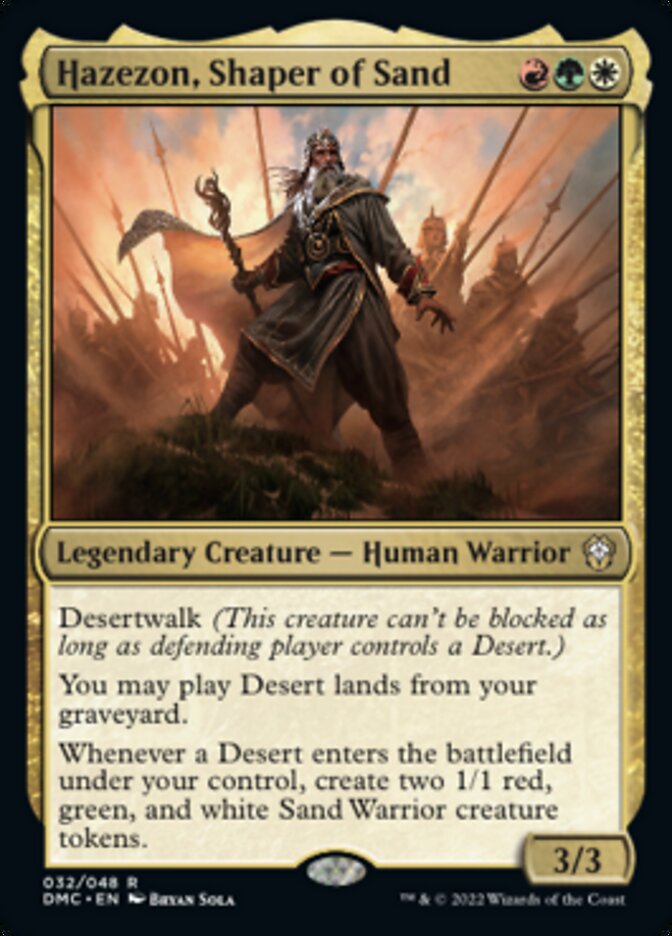 Hazezon, Shaper of Sand - Dominaria United Commander (DMC)