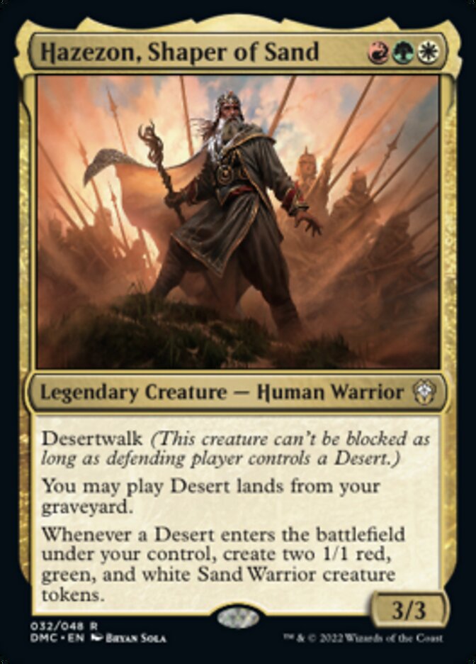 Hazezon, Shaper of Sand - [Foil] Dominaria United Commander (DMC)