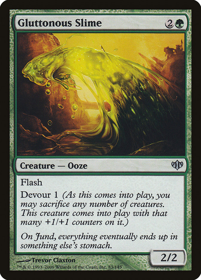 Gluttonous Slime - [Foil] Conflux (CON)