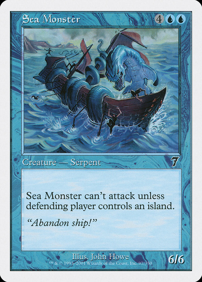 Sea Monster - [Foil] Seventh Edition (7ED)