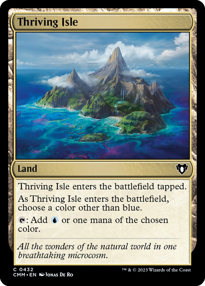 Thriving Isle - [Foil] Commander Masters (CMM)