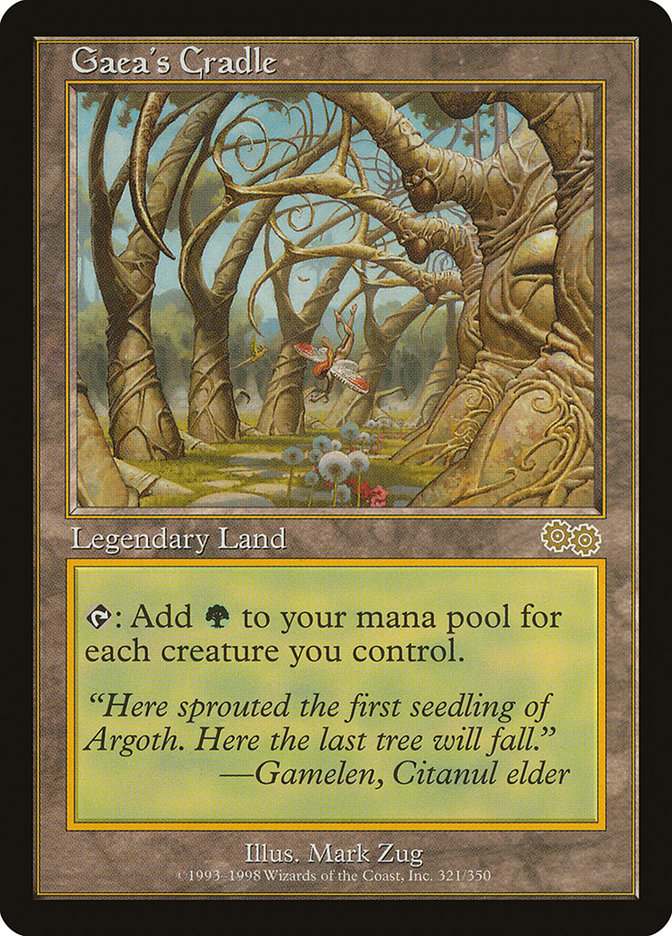 Gaea's Cradle - [Retro Frame] Urza's Saga (USG)