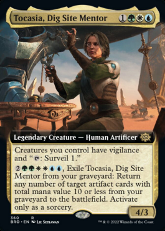 Tocasia, Dig Site Mentor - [Extended Art] The Brothers' War (BRO)