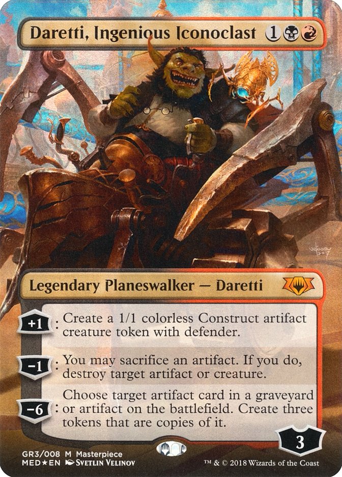 Daretti, Ingenious Iconoclast - [Foil, Borderless] Mythic Edition (MED)