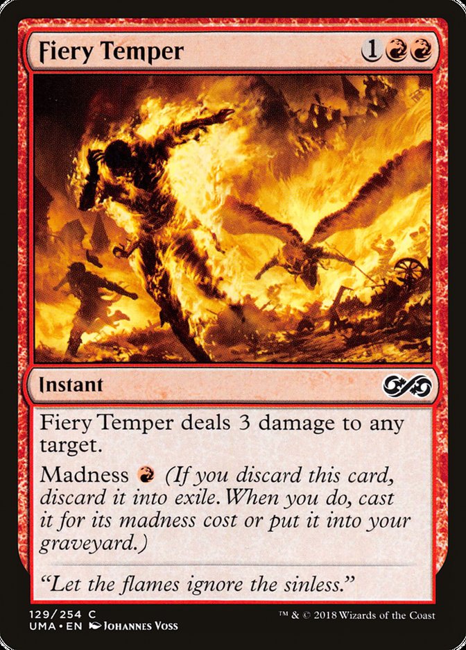 Fiery Temper - [Foil] Ultimate Masters (UMA)