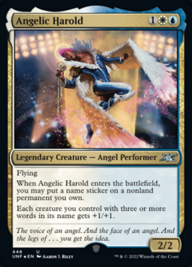 Angelic Harold - [Galaxy Foil] Unfinity (UNF)