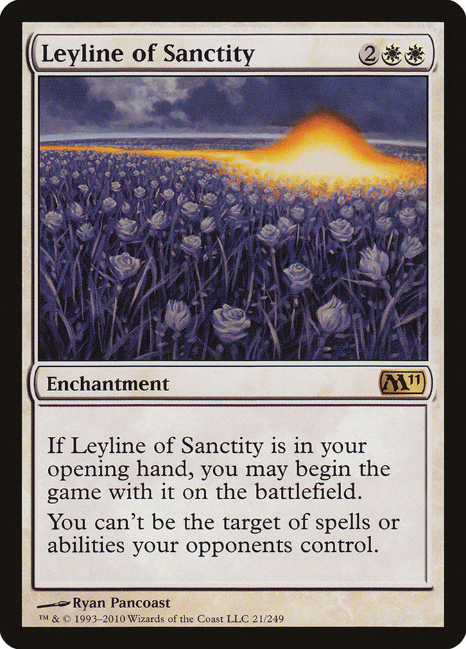 Leyline of Sanctity - [Foil] Magic 2011 (M11)