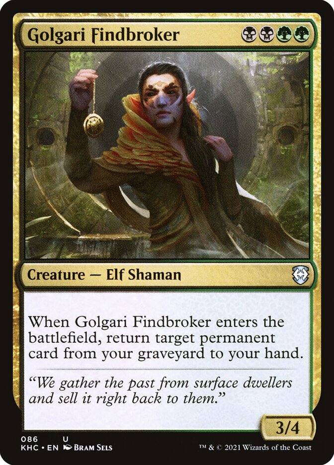 Golgari Findbroker - Kaldheim Commander (KHC)
