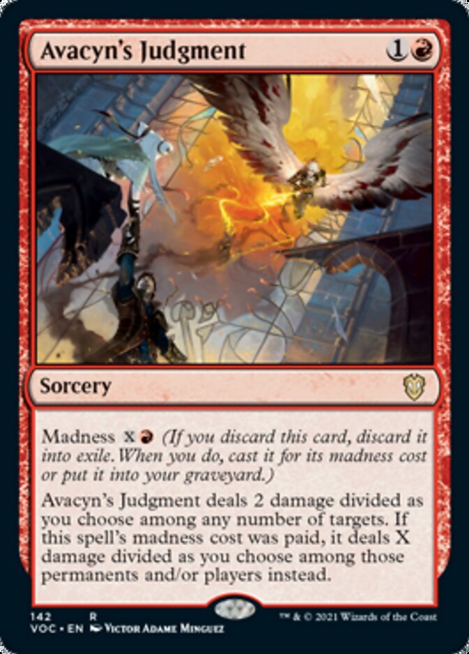Avacyn's Judgment - [Foil] Crimson Vow Commander (VOC)