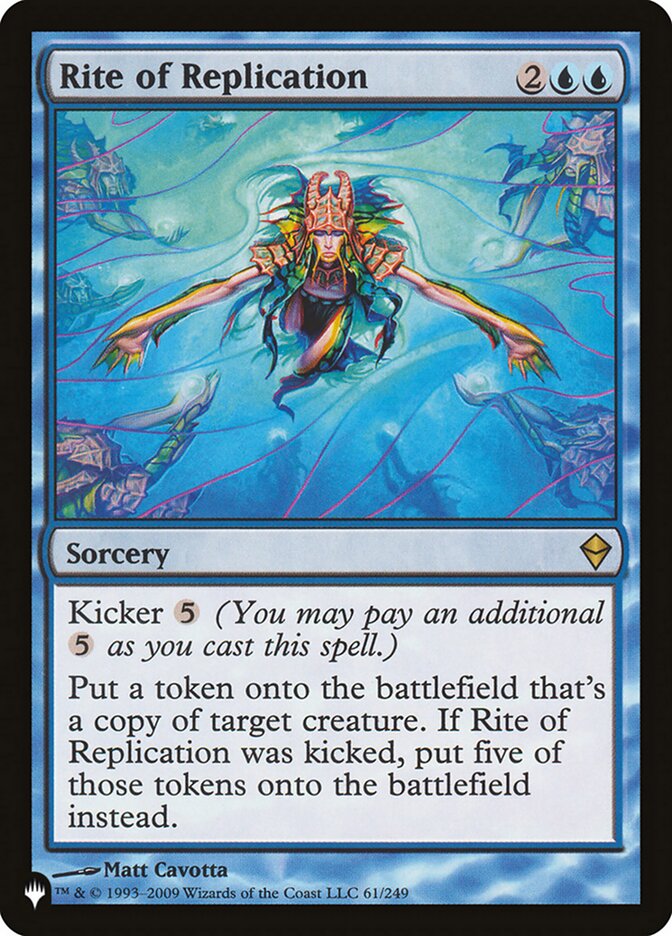Rite of Replication - The List (PLIST)