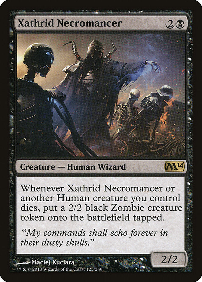 Xathrid Necromancer - [Foil] Magic 2014 (M14)