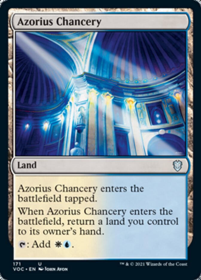 Azorius Chancery - [Foil] Crimson Vow Commander (VOC)